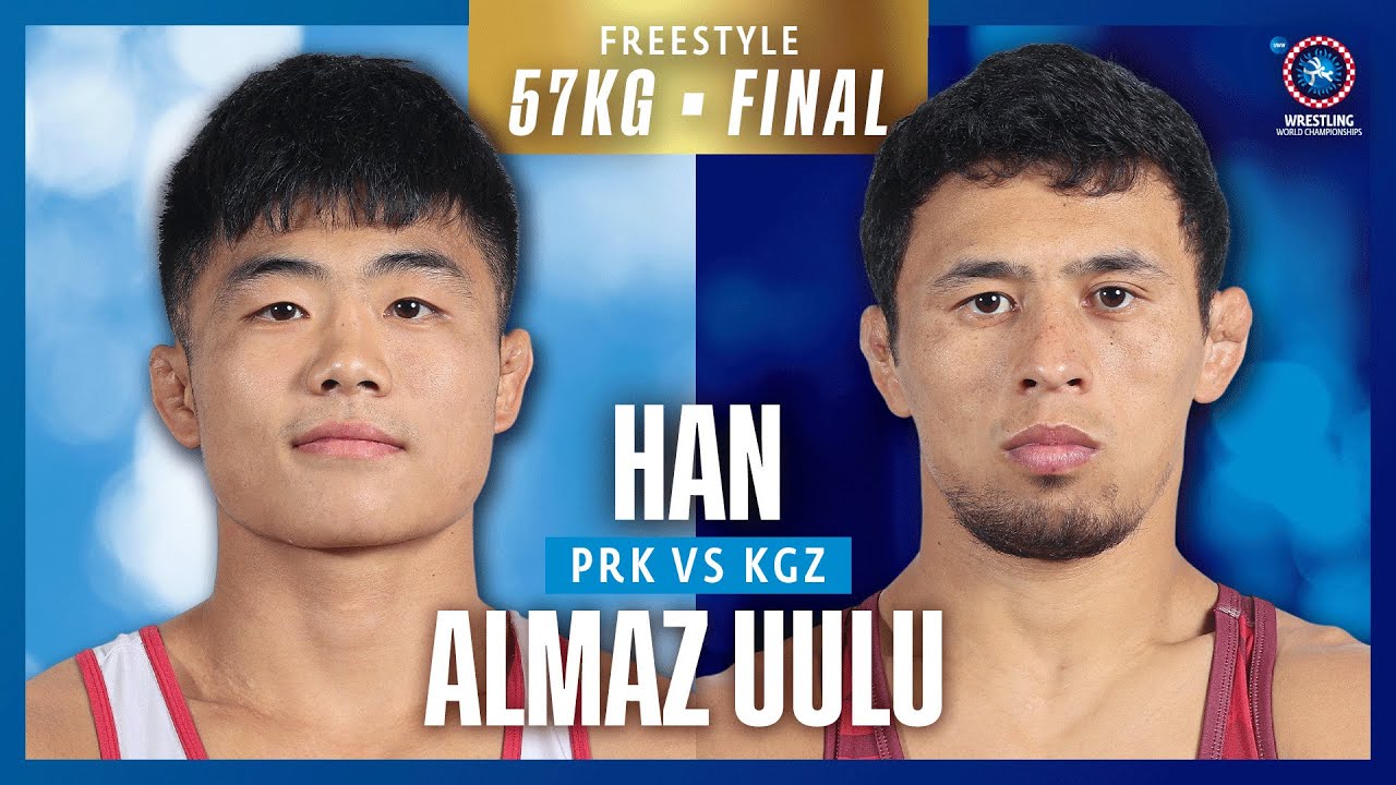 Chongsong HAN (PRK) vs. Bekzat ALMAZ UULU (KGZ) | WORLD CHAMPIONSHIPS 2025 | Gold Medal | FS 57Kg background