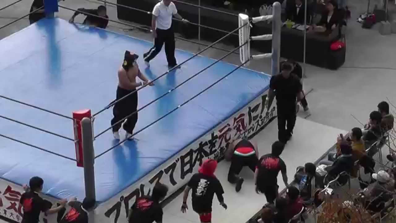 2014/11/16【2】西南学院大学第65回大学祭 第2試合 =九州産業大学プロレス研究部= backdrop