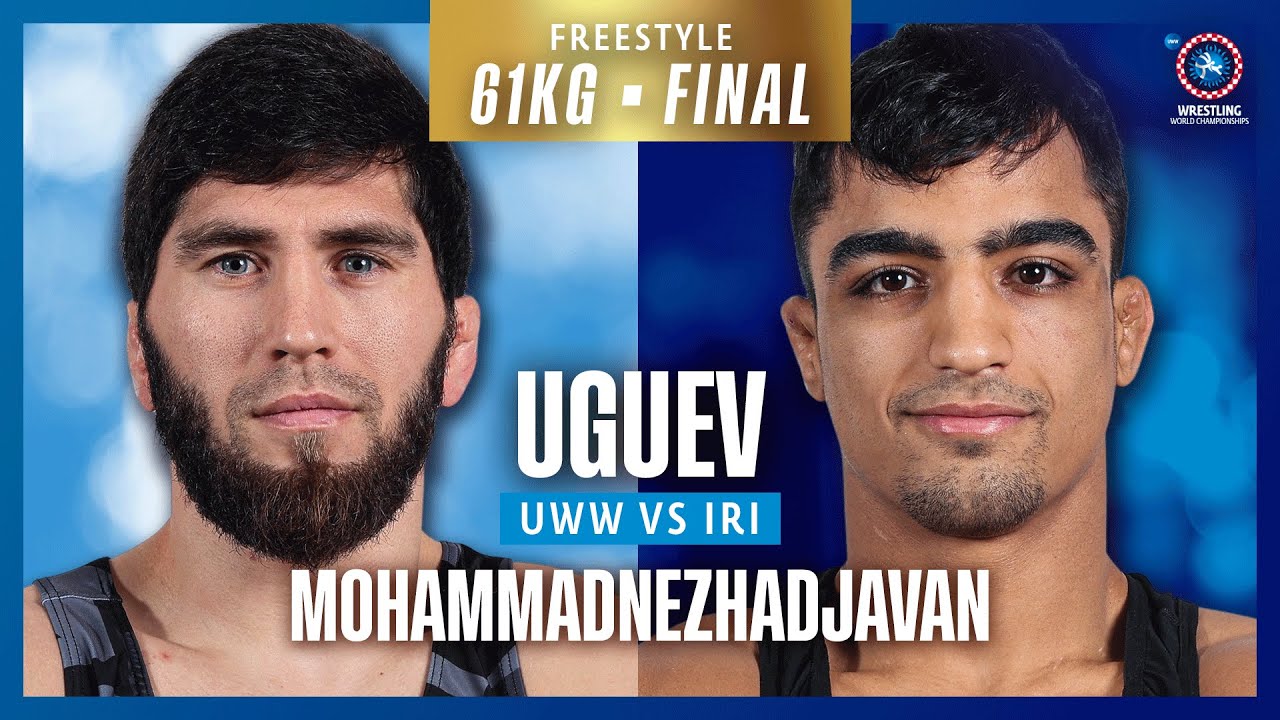 Zavur UGUEV (UWW) vs. Ahmad MOHAMMAD (IRI) | WORLD CHAMPIONSHIPS 2025 | Gold Medal | FS 61Kg background