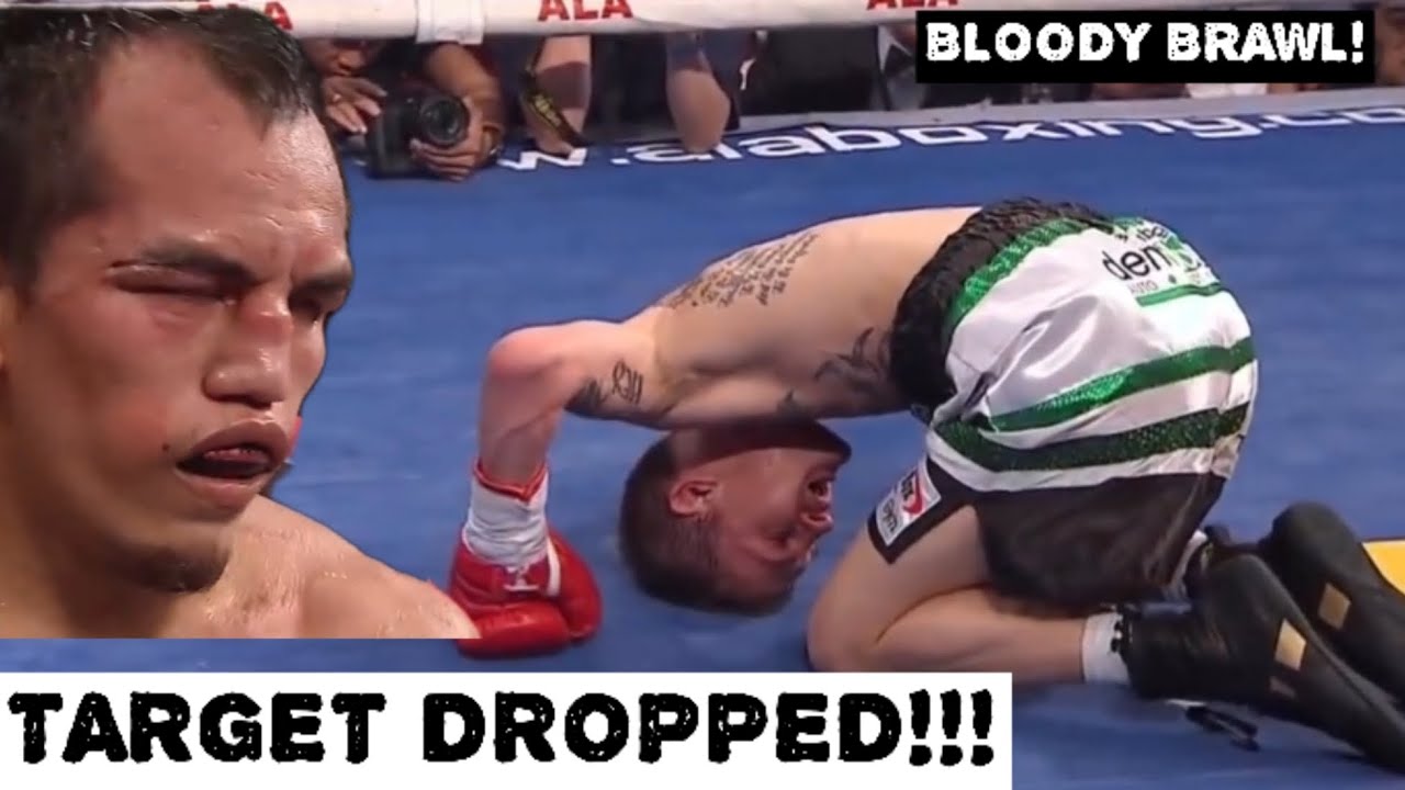 MILAN MELINDO (PHILIPPINES) VS HEKKIE BUDLER (SOUTH AFRICA) BLOODY BRAWL!