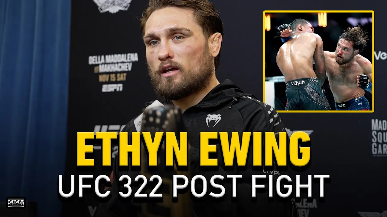 Ethyn Ewing Details Wild 48 Hours Notice Fight Against Malcolm Wellmaker: At UFC 322