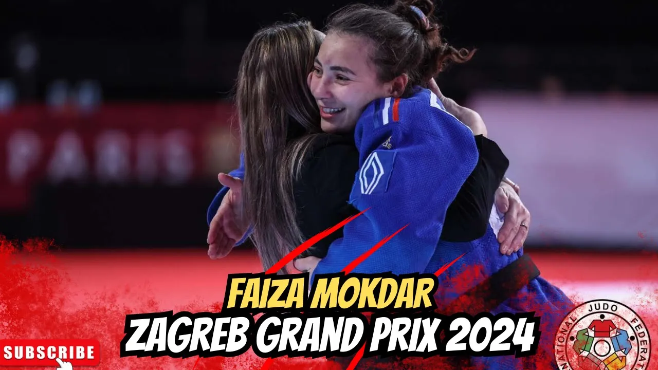 Faiza MOKDAR (FRA) I Gold Medalist -57KG I Zagreb Grand Prix 2024 background
