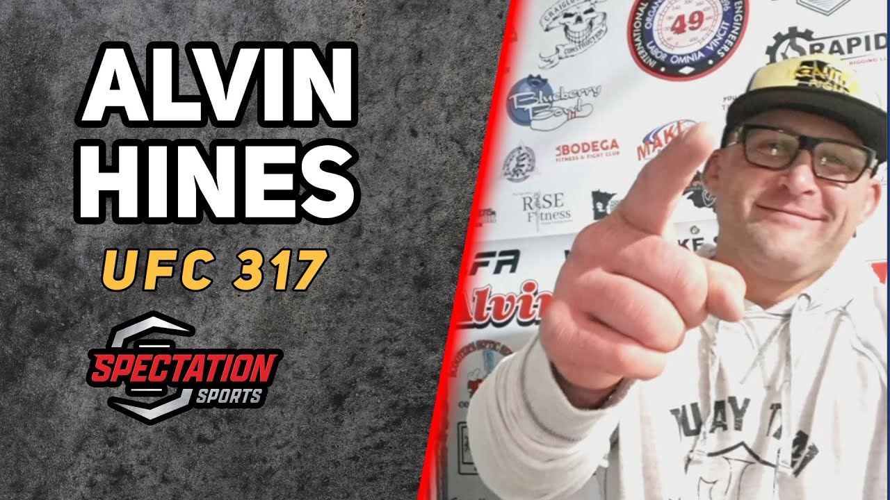 Alvin Hines “didn’t expect” short-notice call for UFC 317 against Jhonata Diniz background