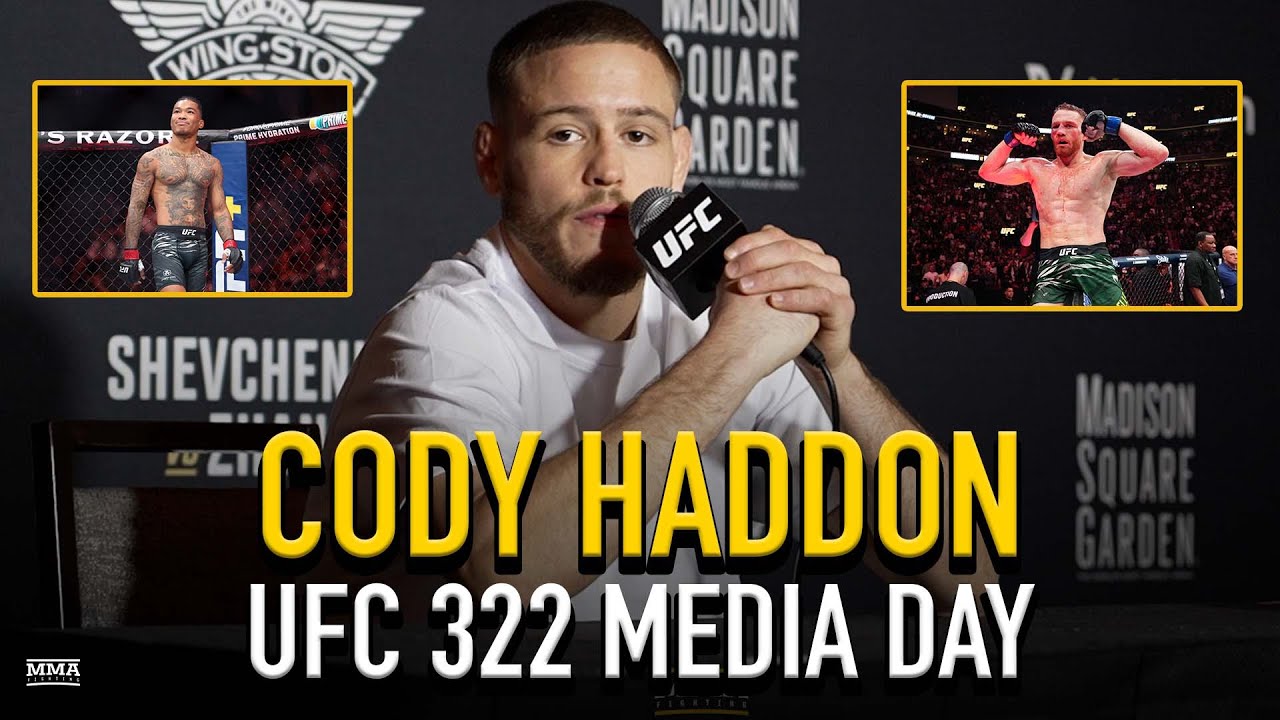 Cody Haddon Previews Malcolm Wellmaker Matchup, Predicts JDM KOs Makhachev | UFC 322
