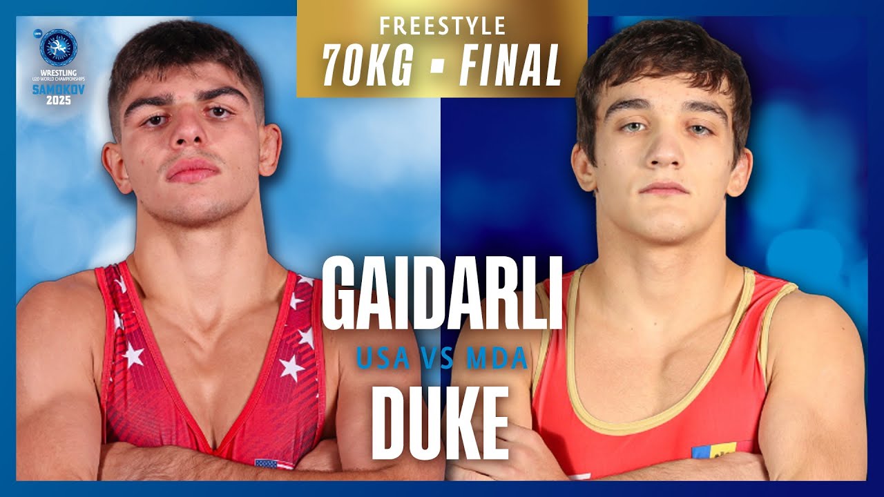 Peter DUKE (USA) vs. Alexandr GAIDARLI (MDA) | U20 WORLD CHAMPIONSHIPS 2025 | Gold Medal | FS 70Kg