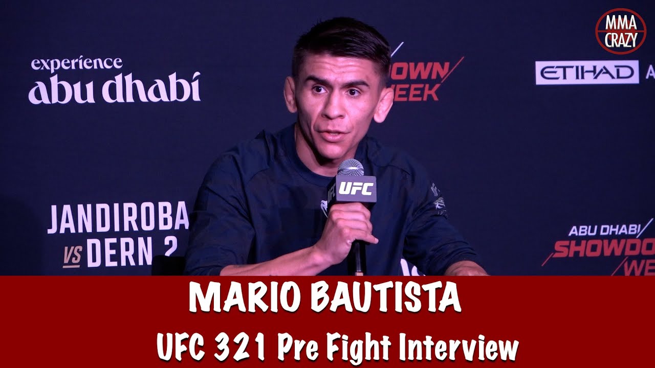 Mario Bautista on Umar Nurmagomedov “A 1st round knockout would be nice” UFC 321 background