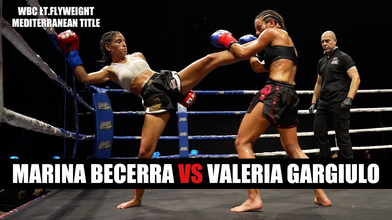 Marina Becerra vs Valeria Gargiulo - WBC Muay Thai LT Flyweight Mediterranean title