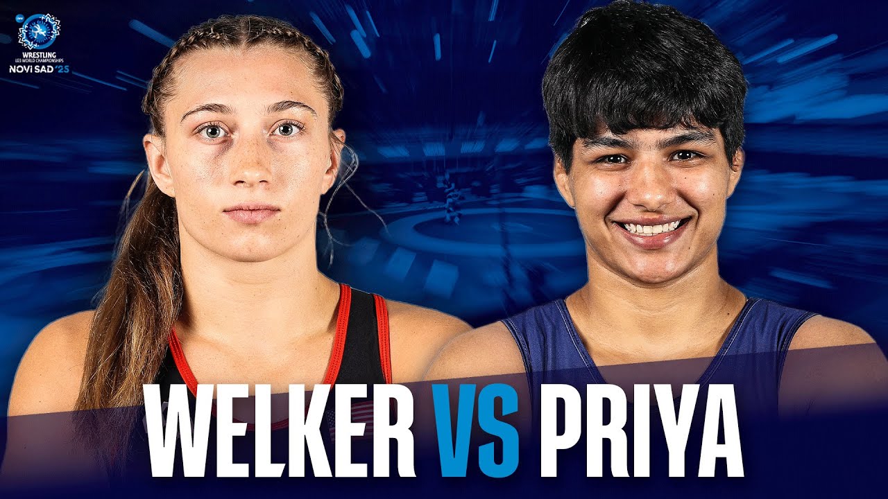 Kylie WELKER (USA) vs. Priya PRIYA (IND) | U23 WORLD CHAMPIONSHIPS | Qualification | WW 76Kg background