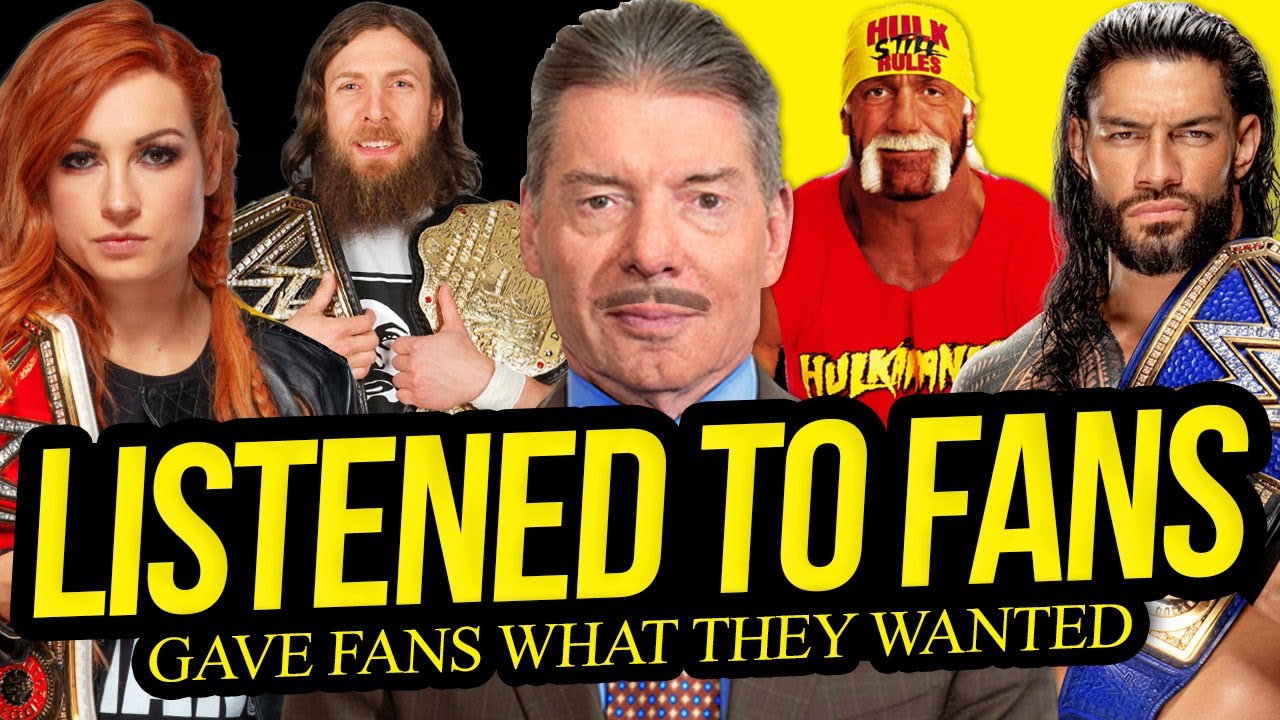 WE HEAR YOU | Times WWE Listened to Their Fans