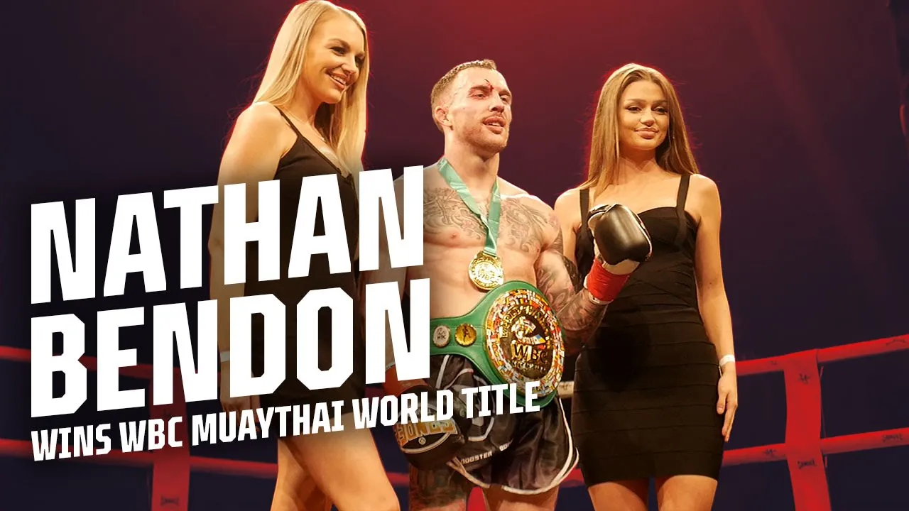 Nathan Bendon wins the WBC MuayThai World Title | Post-Fight Reaction background
