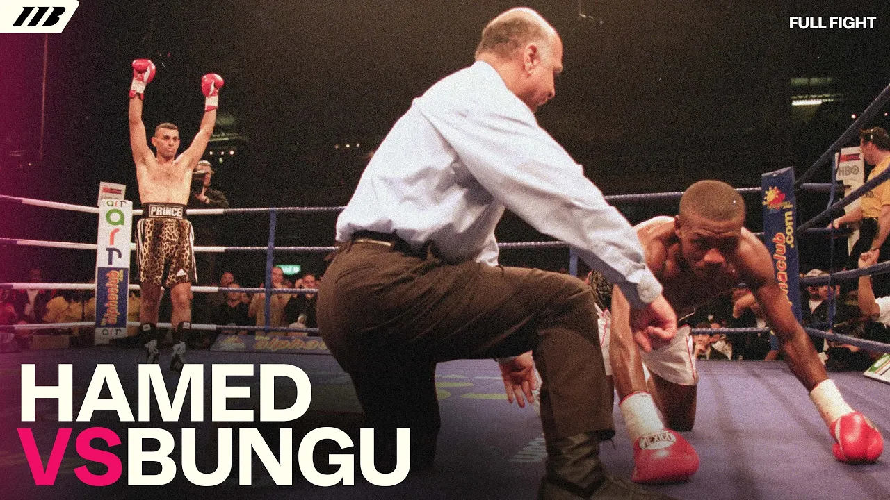 The Prince's greatest performance? | Naseem Hamed v Bungu | Matchroom Boxing background