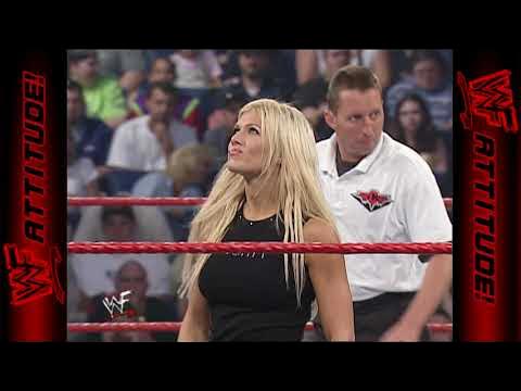 Torrie Wilson vs Trish Stratus - Spanking Match | RAW IS WAR (2001) background