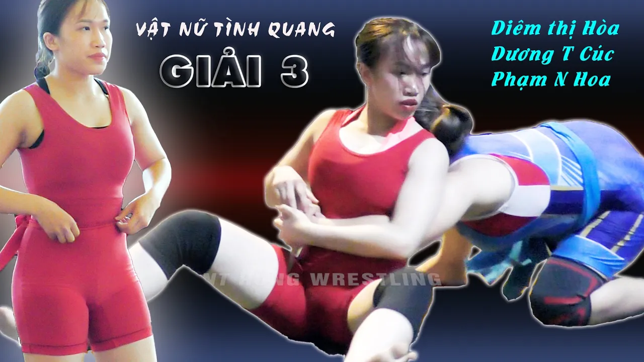 VẬT NỮ : DIÊM THỊ HÒA & DƯƠNG T CÚC , PHẠM NGỌC HOA ( giải 3 trận 2&3 ) TÌNH QUANG 2024