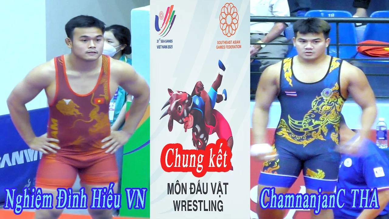 🤼♂️ Thi đấu áp đảo .Đô vật Nghiêm Đình Hiếu VIE chiến thắng vang dội trước Chamnanjan .C - THAI.