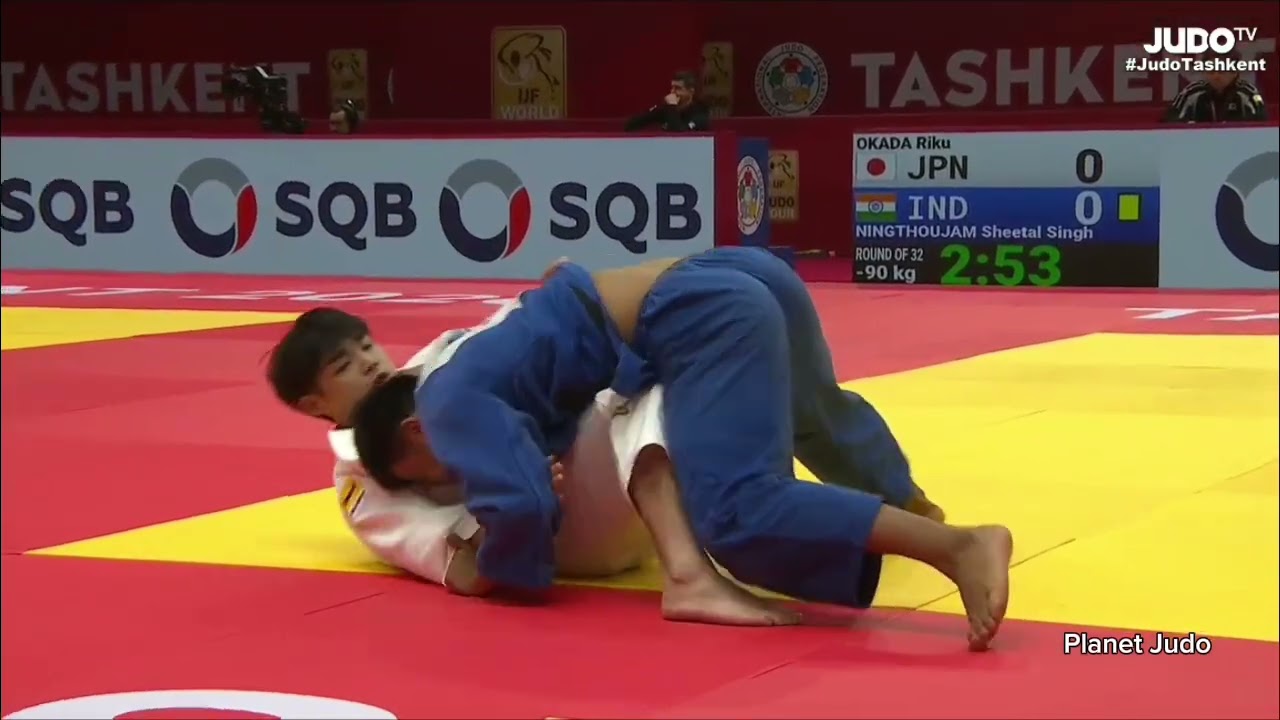 Riku OKADA 🇯🇵 🆚️ Sheetal Singh NINGTHOUJAM 🇮🇳 | 1/16финала/-90кг | Большой Шлем Ташкент 2026