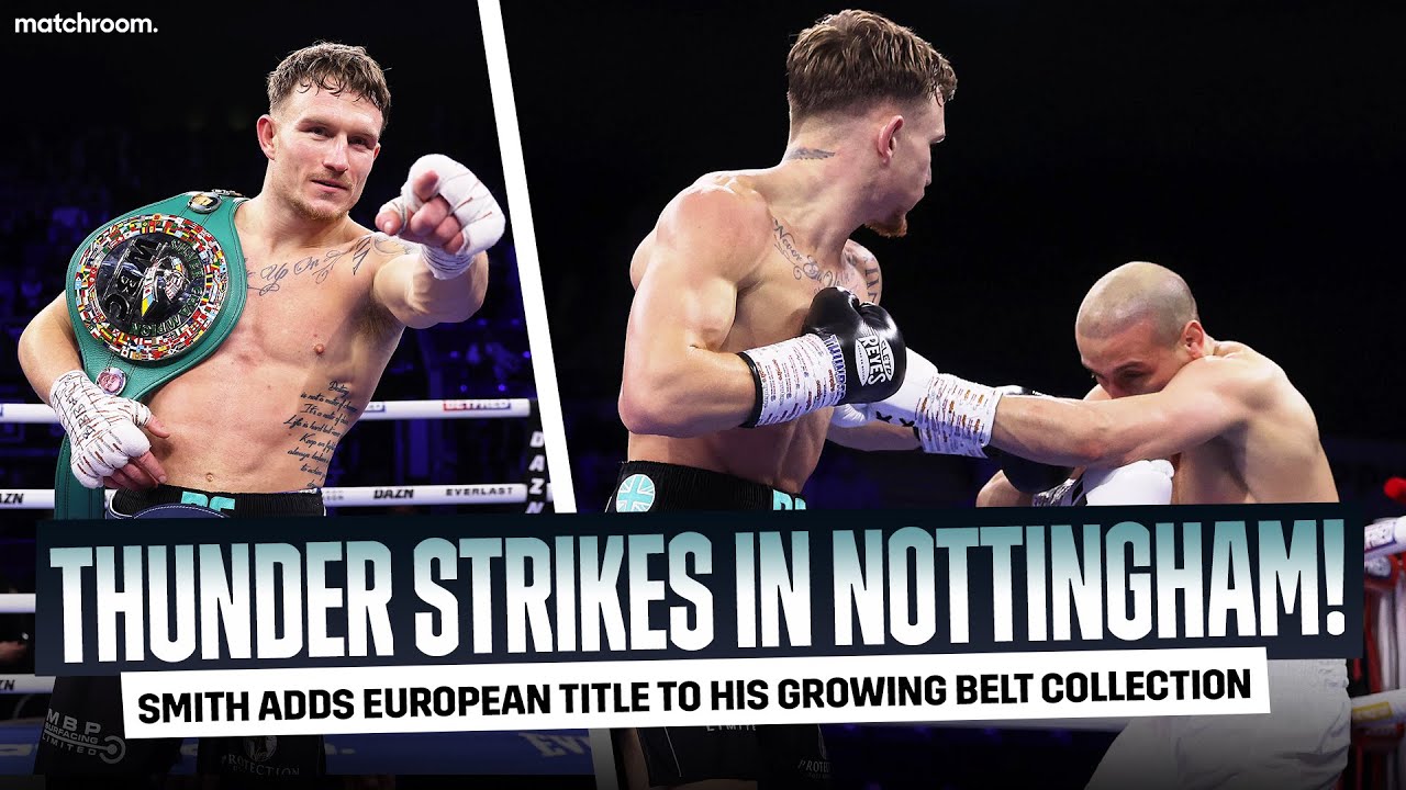 "The World Awaits!"- Dalton Smith Smashes Ouizza To Win European Title background
