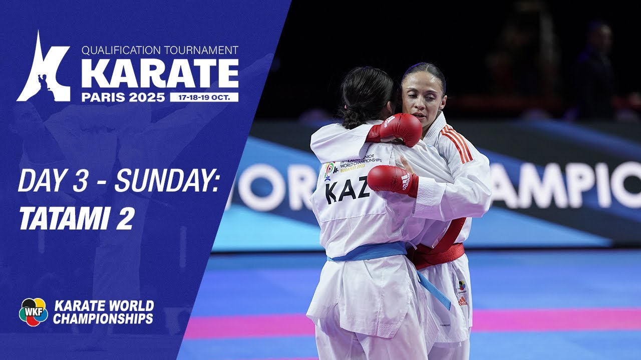 Paris Qualification Tournament - SUNDAY - Eliminations - Tatami 2 | WORLD KARATE FEDERATION