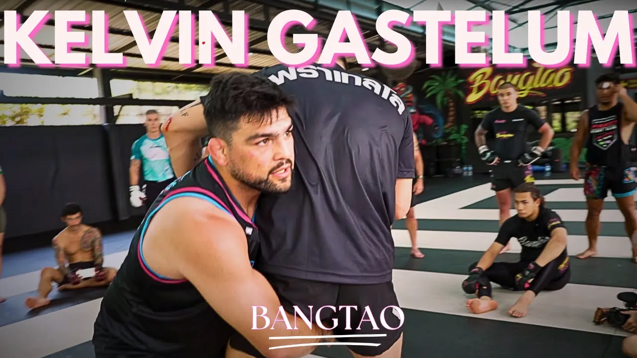 KELVIN GASTELUM Seminar | Technique No: 2 Jab to High Crotch to Takedown | Bangtao Muay Thai & MMA background