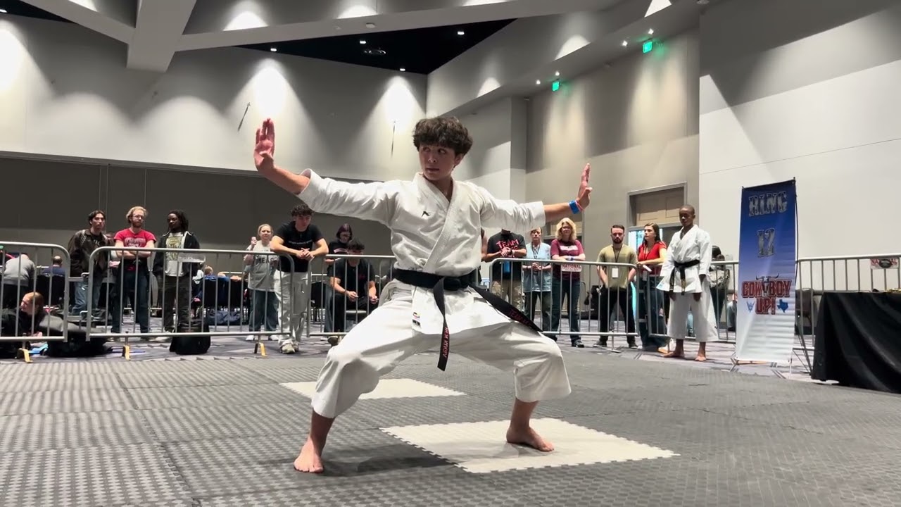 Ben Kugia 14-17 Boys Traditional Forms Grand Championship - Cowboy Up 2025 background