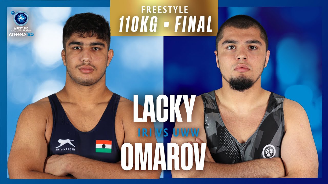 Lacky LACKY (IND) vs. Magomedrasul OMAROV (UWW) | U17 WORLD CHAMPIONSHIPS 2025 | 11kg Gold Medal backdrop