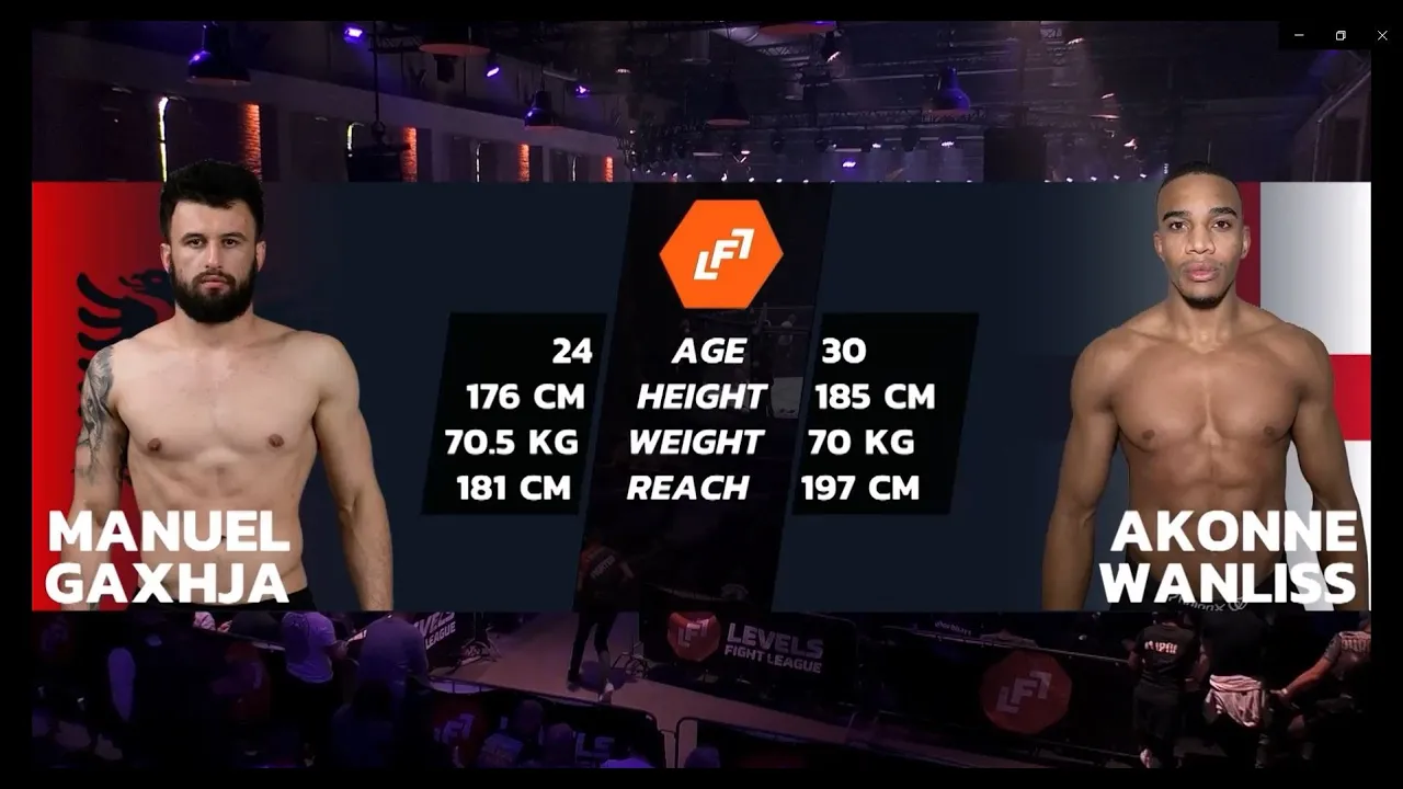 LFL 5 Co-Main Event: Manuel Gaxhja VS Akonne Wanliss background