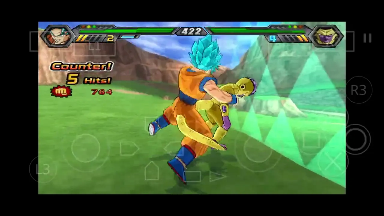 DBZ BT4 - SSB GOKU VS GOLDEN FRIEZA background