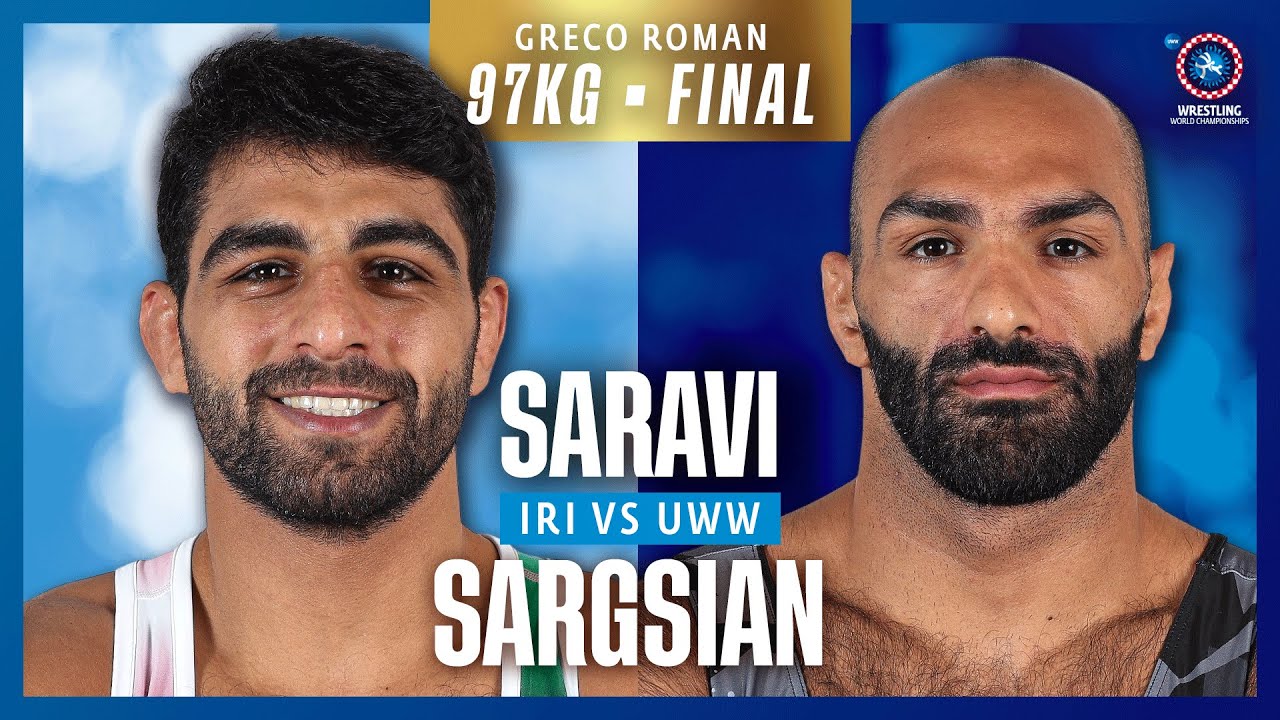 Mohammadhadi SARAVI (IRI) vs. Artur SARGSIAN (UWW) | WORLD CHAMPIONSHIPS 2025 | Gold Medal | GR 97Kg background