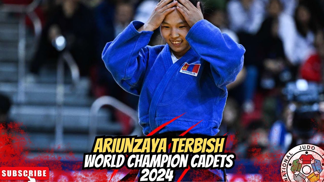 Ariunzaya TERBISH (MGL) I Gold Medalist 🥇 -57 KG I World Championships Cadets 2024 background