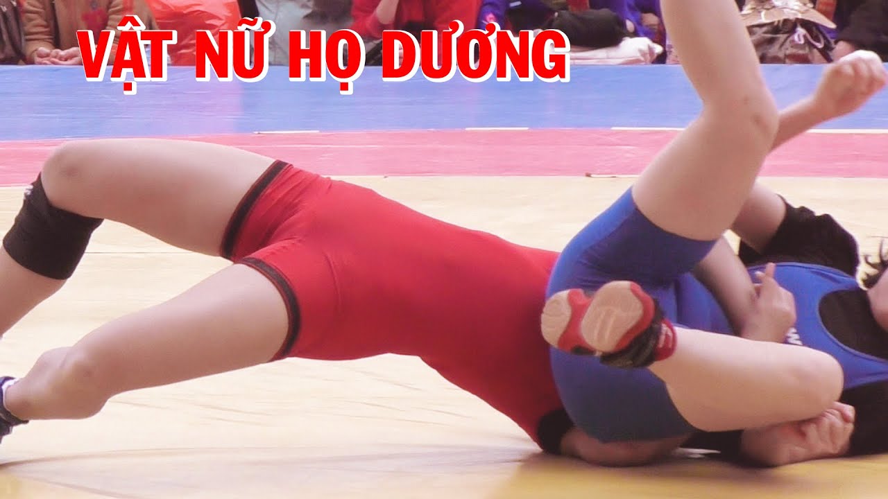 Vật Nữ Họ Dương - trận 17, 18, 19 . Womens wrestling. background