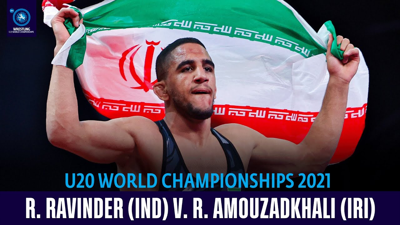 Rahman Amouzadkhalili strikes gold at the 2021 U20 World Championships background