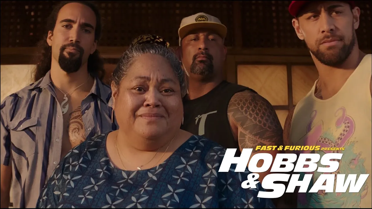 My Baby's Come Home! Hobbs & Shaw (2019) SAMOA | Dwayne Johnson, Cliff Curtis, Lori Pelenise Tuisano background