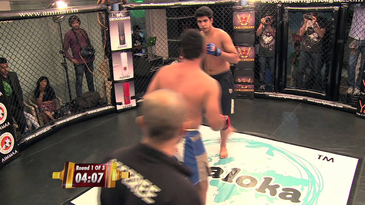 Abrar Shaikh Vs Rajat Sharma | Brutal MMA Fight | SFL CONTENDERS background