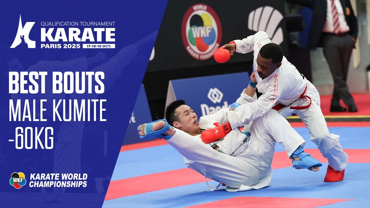 Best KARATE Bouts of Paris Qualification Tournament: MALE KUMITE -60KG | WORLD KARATE FEDERATION