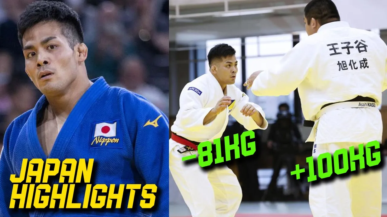 JUDO - Sasaki Destroying Huge Opponents and High Level Judoka in Japan background