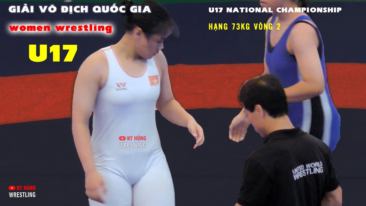 ❤️ Vật nữ trẻ Tuyên Quang - Trận 63, 64 - hạng 73 kg. Vòng 2 . women wrestling. background