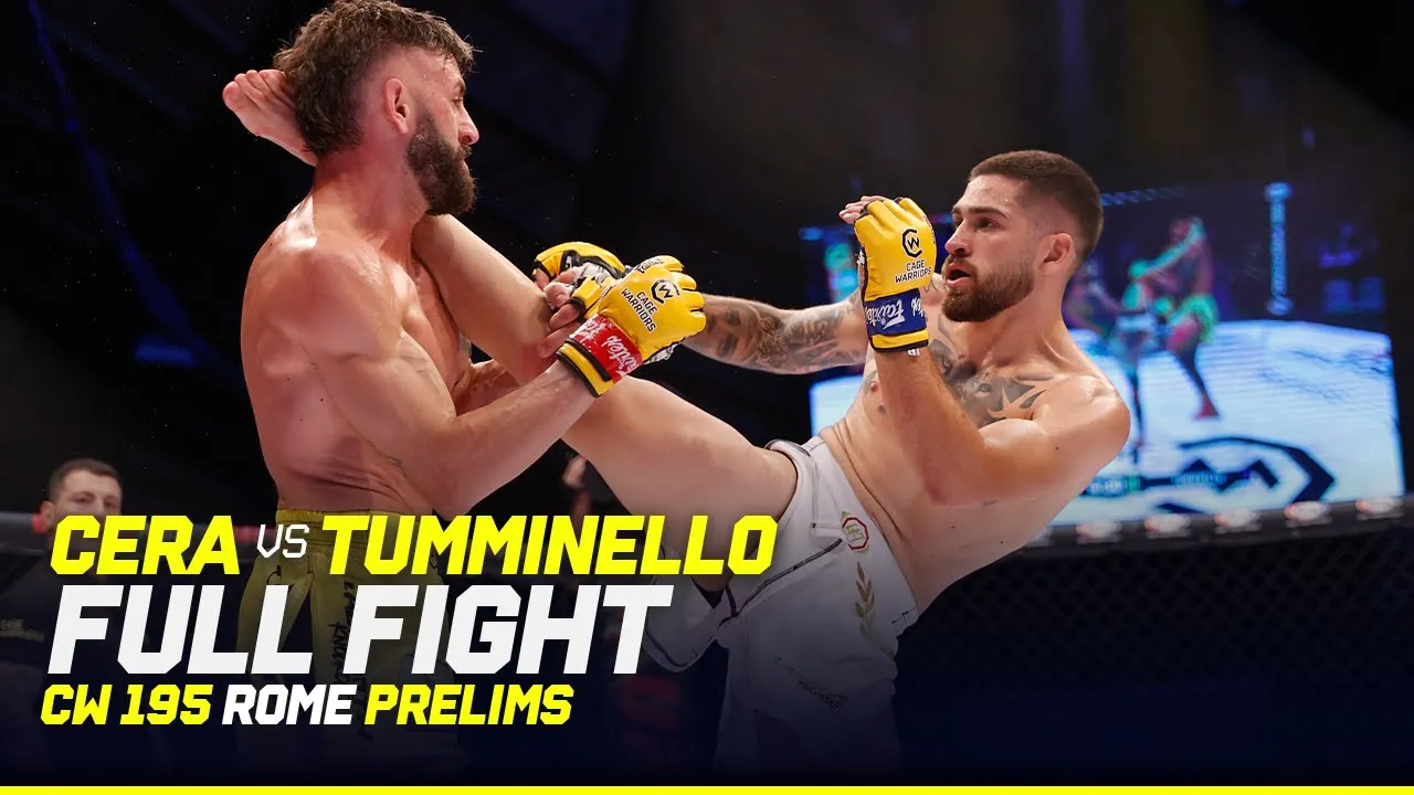 WHAT A FIGHT! 🙌 | Gabriele Cera VS. Francesco Tumminello | CW 195 Rome FULL FIGHT