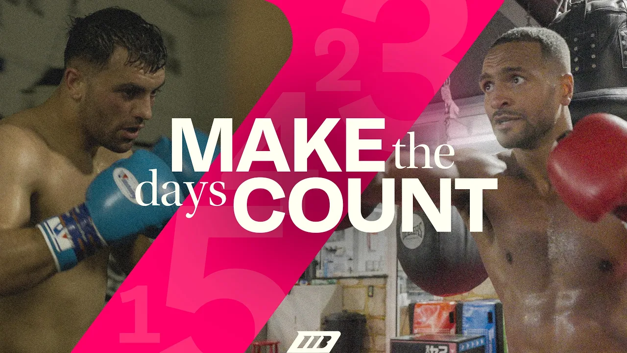 Make The Days Count: Catterall vs Eubank | Matchroom Boxing background