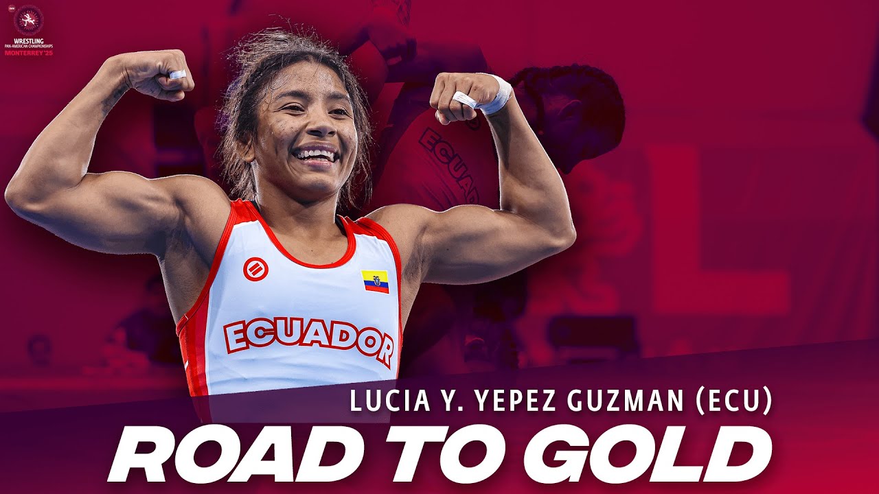 Lucia YEPEZ GUZMAN (ECU) | Road to 53KG Gold | Women’s Wrestling | Pan-American Championships background
