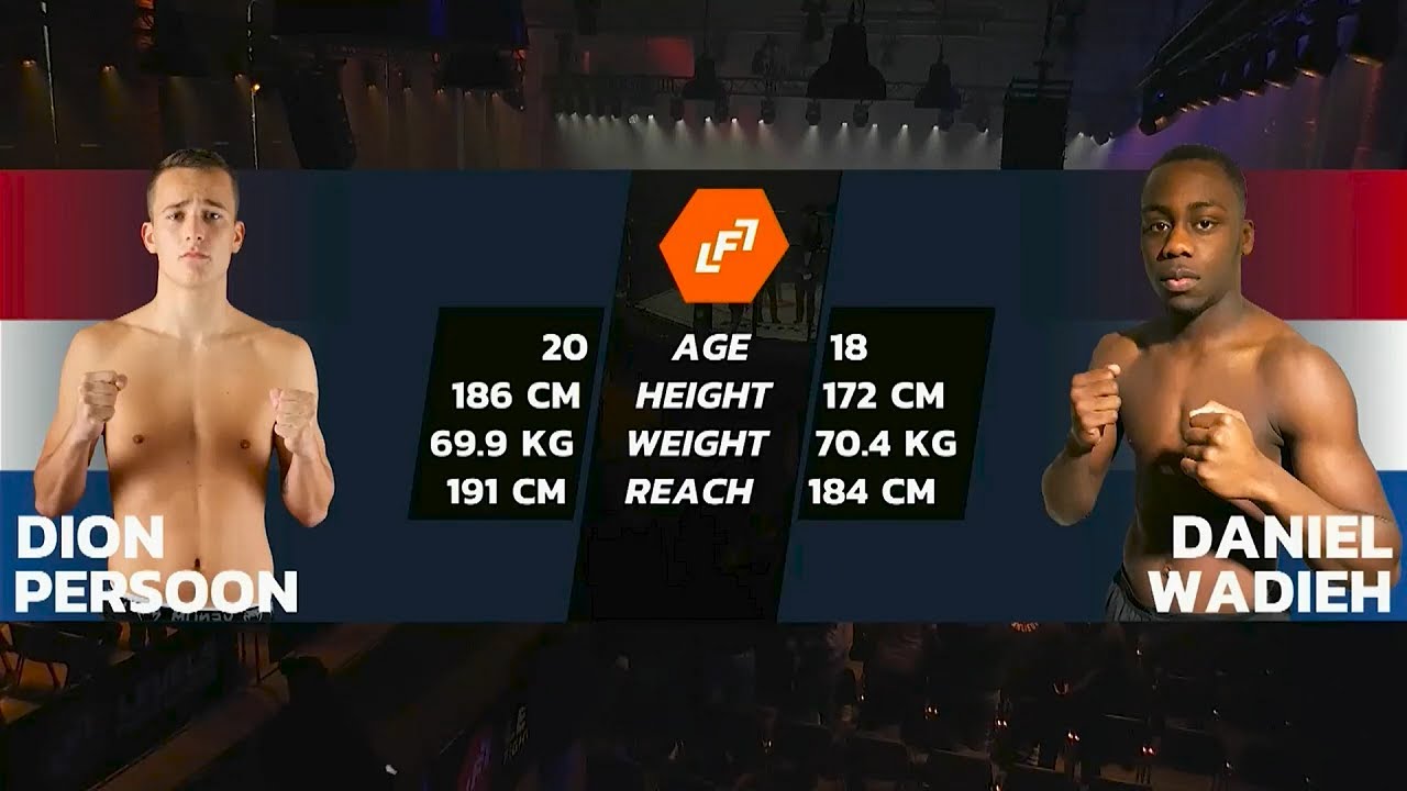 LFL 4 Full Fight: Dion Persoon vs. Daniel Wadieh background