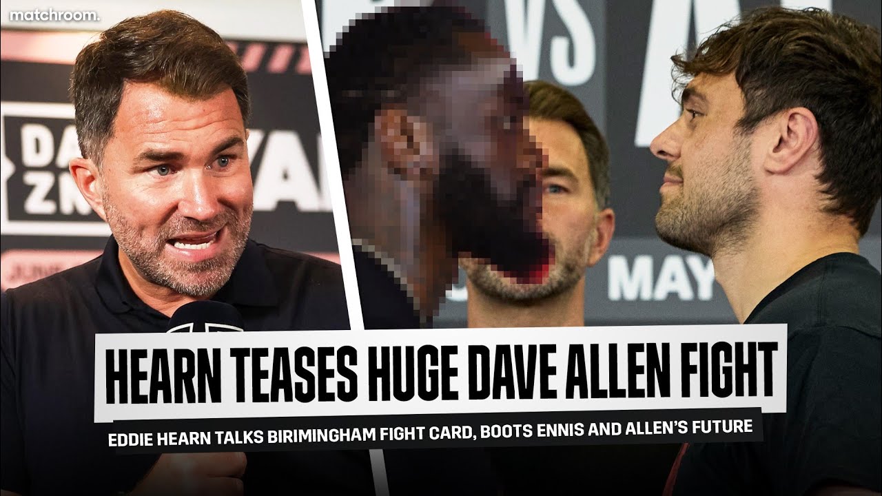 Eddie Hearn teases "massive fight" for Dave Allen | Matchroom Boxing background