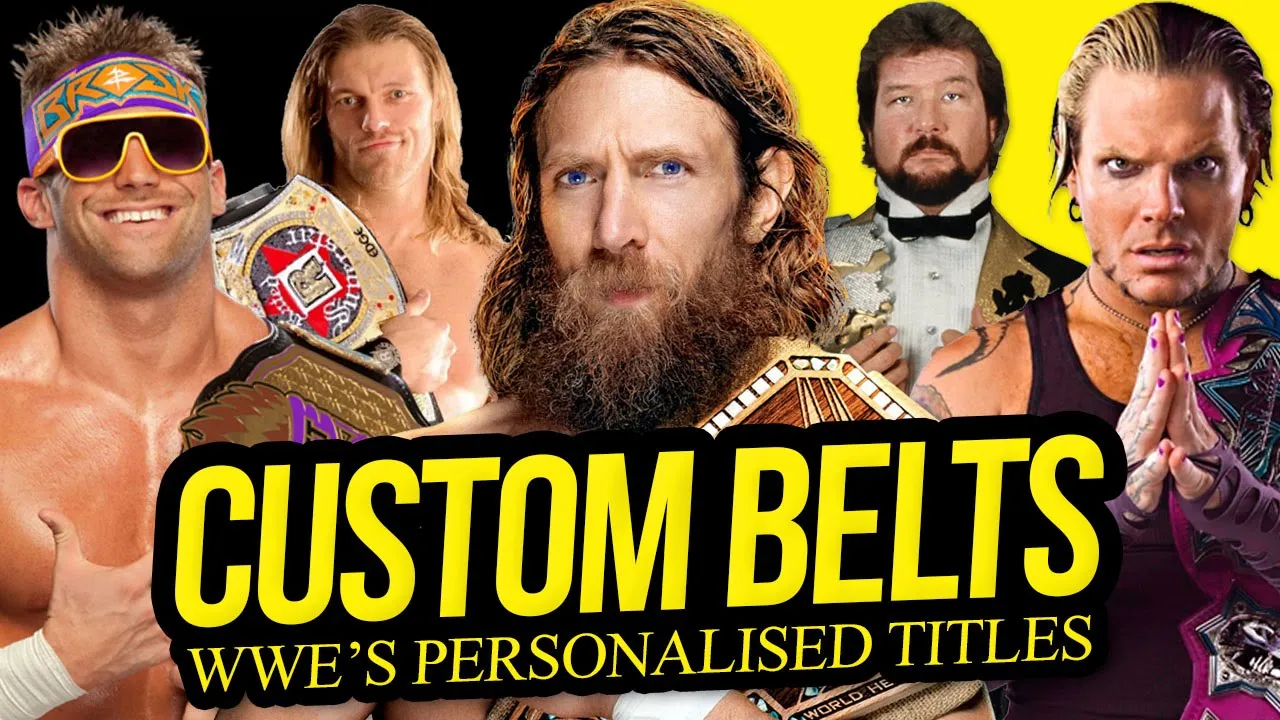 CUSTOM BELTS | Wrestling's Personalised Titles background