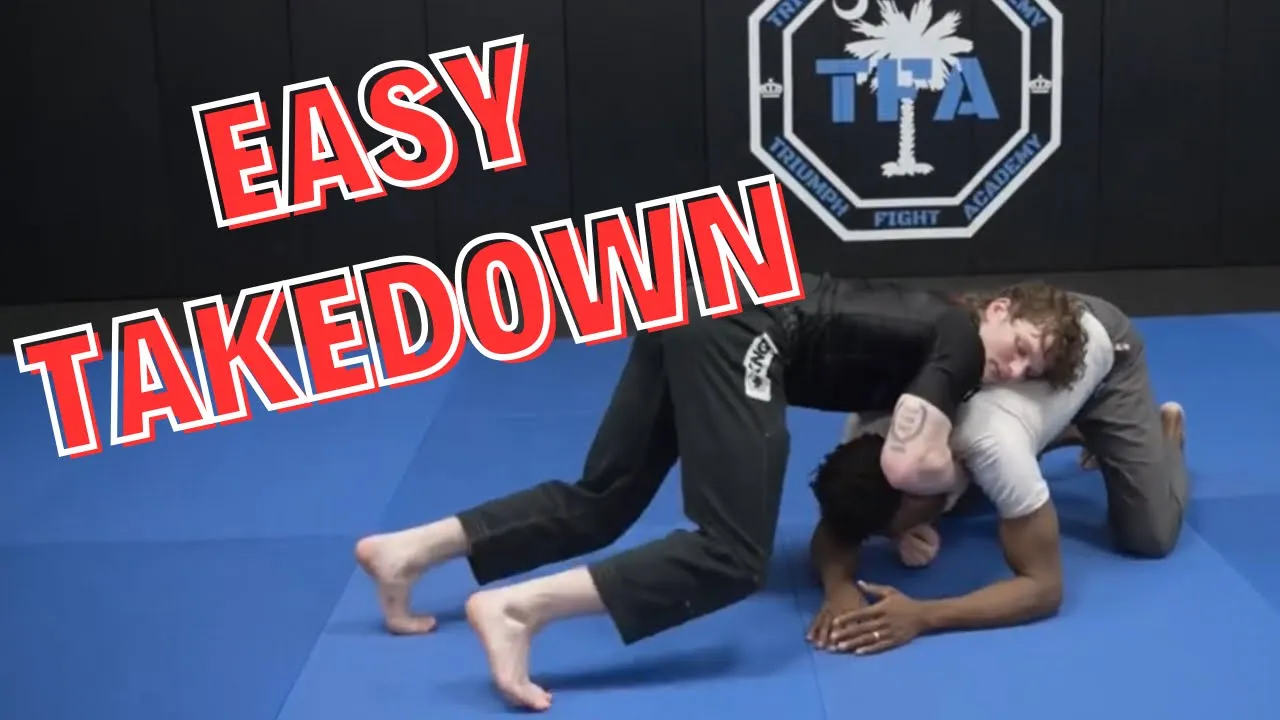 Easy Takedown With Underhook. Nogi Jiujitsu or Wrestling