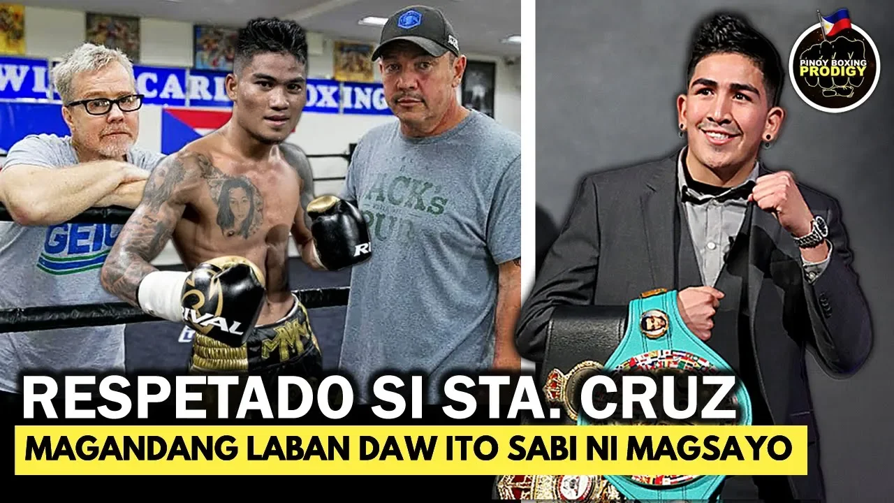 Santa Cruz RESPETADO ni Magsayo | Roach at Fortune malaking bagay daw pag nagharap sila ng Mexicano background