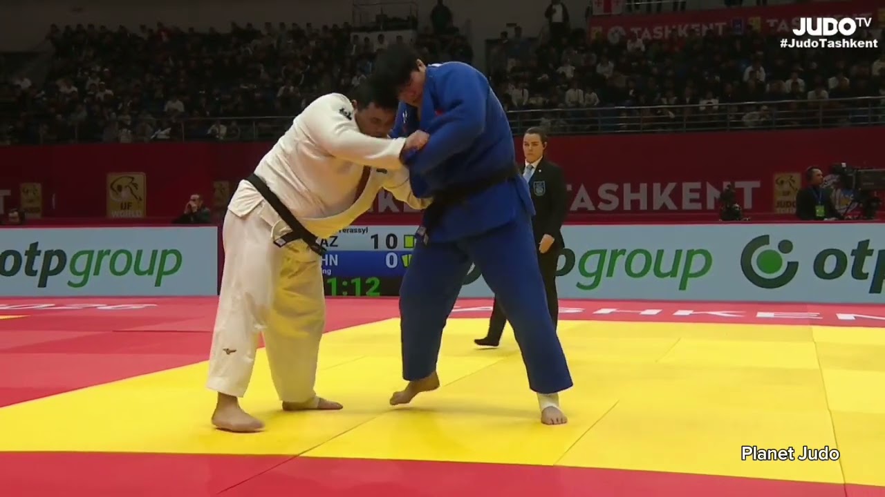Yerassyl KAZHYBAYEV 🇰🇿 🆚️ Houding WEI 🇨🇳 | 1/8финала/+100кг | Большой Шлем Ташкент 2026