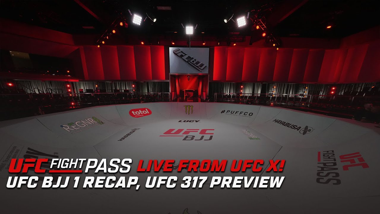 LIVE from UFC X! | Jens Pulver and TJ Desantis, UFC BJJ 1 Athletes background