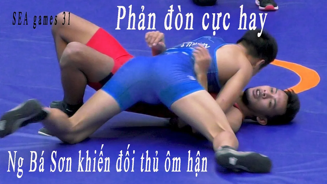 🤼♂️ Cú phản đòn bất ngờ của Nguyễn Bá Sơn "77kg" để giành chiến thắng tuyệt đối. SEA games 31. background