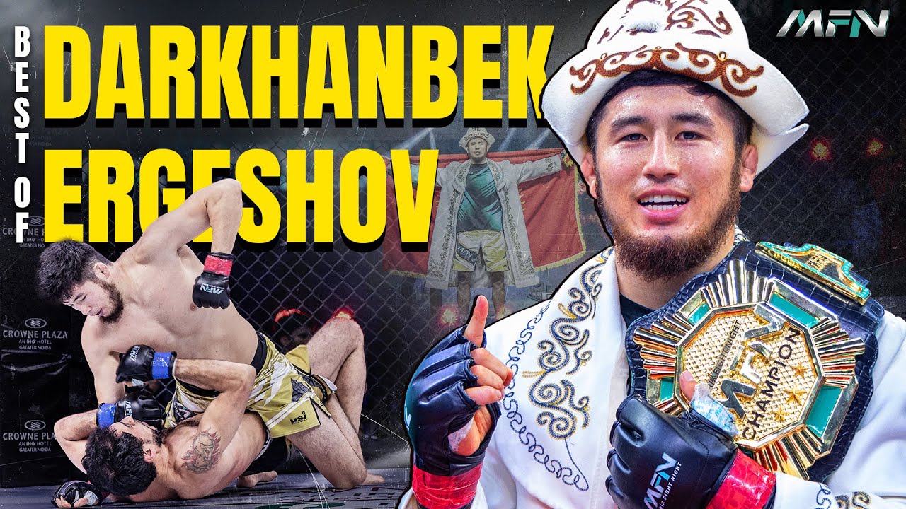 MFN | Darkhanbek Ergeshov: Best Moments! Brutal Knockouts & Total Cage Dominance ЁЯТе background