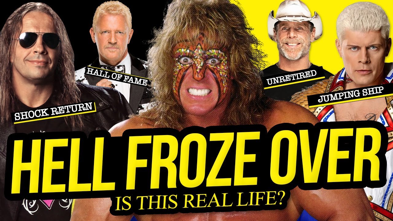 IS THIS REAL LIFE? | Times Hell Froze Over in WWE background