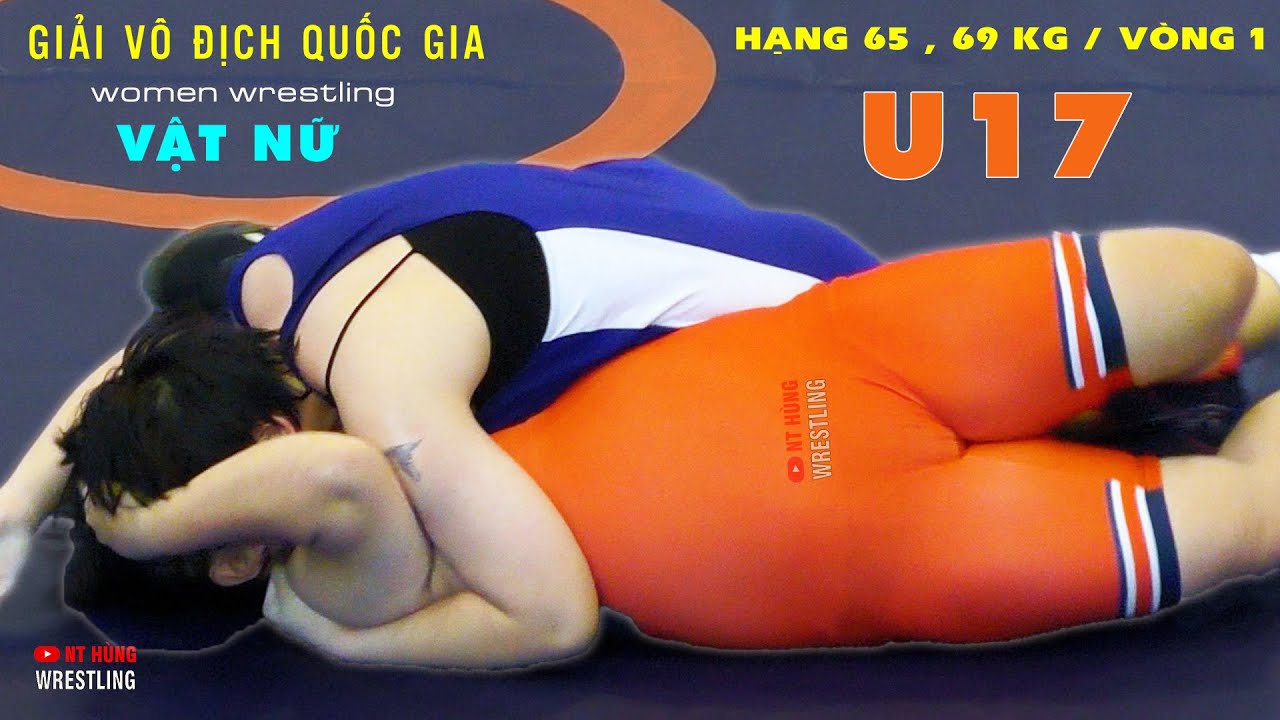 Vật nữ trẻ Tuyên Quang - các trận 33 - 36 hạng 65 , 69 kg. Vòng 1