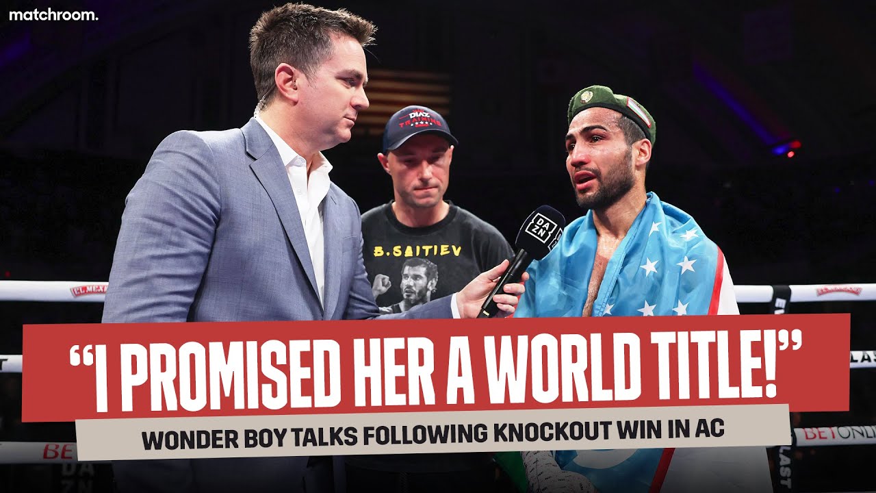 Emotional Shakhram Giyasov Pays Tribute To Late Daughter After Ocampo Win 🙏 background